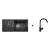 Blanco SET 11-D 24 drez silgranit FAVUM XL 6 S 86x43,5 cm Antracit+batéria Mida Antracit