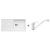 Blanco SET 12-A 24 drez silgranit ZIA XL 6 S 100x50 cm Biely+batéria Daras Biela