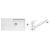 Blanco SET 12-B 24 drez silgranit ZIA XL 6 S 100x50 cm Biely+batéria Daras-S Biela