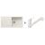 Blanco SET 12-B 24 drez silgranit ZIA XL 6 S 100x50 cm Biela Soft+bat. Daras-S Biela Soft