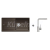 Blanco SET 12-C 24 drez silgranit ZIA XL 6 S 100x50 cm Káva+batéria Mila Chróm
