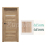 PORTA Doors SET Rámové dvere VERTE G.1 so sklom, 3D fólia Dub Sonoma + zárubeň