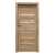 PORTA Doors SET Rámové dvere VERTE G.2 so sklom, 3D fólia Dub Mauvella + zárubeň