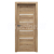 PORTA Doors SET Rámové dvere VERTE G.4 so sklom, 3D fólia Dub Mauvella + zárubeň