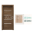 PORTA Doors SET Rámové dvere VERTE G.4 so sklom, 3D fólia Dub Sonoma + zárubeň
