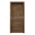 PORTA Doors SET Rámové dvere VERTE HOME C.0 plné, fólia Dub Tmavý Matný + zárubeň