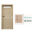 PORTA Doors SET Rámové dvere VERTE HOME D.1 so sklom, fólia Dub Sonoma + zárubeň