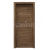 PORTA Doors SET Rámové dvere VERTE HOME H.0 plné, fólia Dub Tmavý Matný + zárubeň