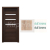 PORTA Doors SET Rámové dvere VERTE HOME H.3 so sklom, fólia Dub Sonoma + zárubeň