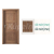 PORTA Doors SET Rámové dvere VERTE PREMIUM B.0 Plné, 3Dfólia Dub Tmavý Matný+zárubeň