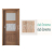 PORTA Doors SET Rámové dvere VERTE PREMIUM B.2 skloMat, 3Dfólia Dub Sonoma+zárubeň
