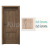 PORTA Doors SET Rámové dvere VERTE PREMIUM C.0 Plné, 3Dfólia Dub Sonoma+zárubeň