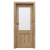 PORTA Doors SET Rámové dvere VERTE PREMIUM C.1 skloMat, 3Dfólia Dub Mauvella+zárubeň