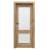 PORTA Doors SET Rámové dvere VERTE PREMIUM C.2 skloMat, 3Dfólia Dub Mauvella+zárubeň