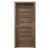 PORTA Doors SET Rámové dvere VERTE PREMIUM D.0 Plné, 3Dfólia Dub Tmavý Matný+zárubeň