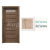 PORTA Doors SET Rámové dvere VERTE PREMIUM D.1 skloMat, 3Dfólia Dub Sonoma+zárubeň