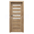 PORTA Doors SET Rámové dvere VERTE PREMIUM D.5 skloMat, 3Dfólia Dub Mauvella+zárubeň