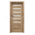 PORTA Doors SET Rámové dvere VERTE PREMIUM D.6 skloMat, 3Dfólia Dub Mauvella+zárubeň