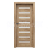 PORTA Doors SET Rámové dvere VERTE PREMIUM D.8 skloMat, 3Dfólia Dub Mauvella+zárubeň