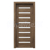 PORTA Doors SET Rámové dvere VERTE PREMIUM D.8 skloMat, 3Dfólia Dub Tmavý Matný+zárubeň