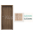 PORTA Doors SET Rámové dvere Porta DECOR, plné,fólia DUB SONOMA + zárubňa