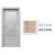 PORTA Doors SET Rámové dvere Porta DECOR,fólia DUB SONOMA sklo Činčila + zárubňa