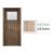 PORTA Doors SET Rámové dvere Porta DECOR,fólia DUB Sonoma sklo činčila + zárubňa
