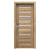 PORTA Doors SET Rámové dvere KONCEPT A7, sklo Matné, 3D fólia Dub Mauvella + zárubňa