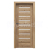 PORTA Doors SET Rámové dvere KONCEPT A8, sklo Matné, 3D fólia Dub Mauvella + zárubňa