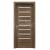 PORTA Doors SET Rámové dvere KONCEPT A8, sklo Matné, 3D fólia Dub Tmavý Matný + zárubňa