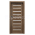 PORTA Doors SET Rámové dvere KONCEPT A9, sklo Matné, 3D fólia Dub Tmavý Matný + zárubňa