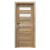 PORTA Doors SET Rámové dvere KONCEPT C2, sklo Matné, 3D fólia Dub Mauvella + zárubňa