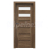 PORTA Doors SET Rámové dvere KONCEPT C2, sklo Matné, 3D fólia Dub Tmavý Matný + zárubňa