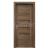 PORTA Doors SET Rámové dvere KONCEPT H0, plné Matné, 3D fólia Dub Tmavý Matný + zárubňa