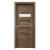 PORTA Doors SET Rámové dvere KONCEPT H1, sklo Matné, 3D fólia Dub Tmavý Matný + zárubňa