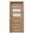 PORTA Doors SET Rámové dvere KONCEPT H2, sklo Matné, 3D fólia Dub Mauvella + zárubňa