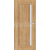 ERKADO SET Bezfalcové rámové dvere FRÉZIA 5 presklené, CPL Laminát Dub ST + zárubeň