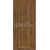 ERKADO SET Bezfalcové rámové dvere FRÉZIA 6 plné, Premium Orech Klasický + zárubeň