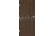 ERKADO SET Bezfalcové rámové dvere FRÉZIA 2 plné, CPL Laminát Wenge Dark ST + zárubeň