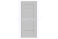 ERKADO SET Bezfalcové rámové dvere Debécia 7 plné, CPL Popolavá ST + zárubeň