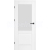 ERKADO SET Bezfalcové rámové dvere Nemézia 7 presklené, Premium, Biela a zárubeň