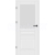 ERKADO SET Bezfalcové rámové dvere Nemézia 4 presklené, Premium, Biela Kôra a zárubeň