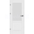 ERKADO SET Bezfalcové rámové dvere Nemézia 7 presklené, Premium, Biela Kôra a zárubeň