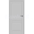 ERKADO SET Bezfalcové rámové dvere Nemézia 8 plné, CPL, Popolavá St a zárubeň