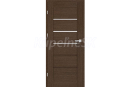 ERKADO SET Bezfalcové rámové dvere Daglézia 3 presklené,CPL Laminát,Wenge Dark St+ zárubeň