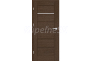 ERKADO SET Bezfalcové rámové dvere Daglézia 5 presklené,CPL Laminát,Wenge Dark St+ zárubeň