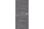 ERKADO SET Bezfalcové rámové dvere Daglézia 8 plné,fólia Premium Jaseň Grafit+zárubeň