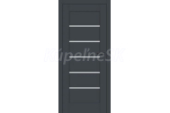 ERKADO SET Bezfalcové rámové dvere Daglézia 1 presklené, CPL Laminát, Antracit St+ zárubeň