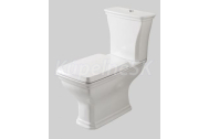 Artceram CIVITAS Stojacie WC kombi-misa 36 x 73 cm, zadný odpad, biele (bez sedátka,nádrž)