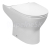 Bruckner DARIO RIMLESS WC misa pre kombi, spodný/zadný odpad, biela